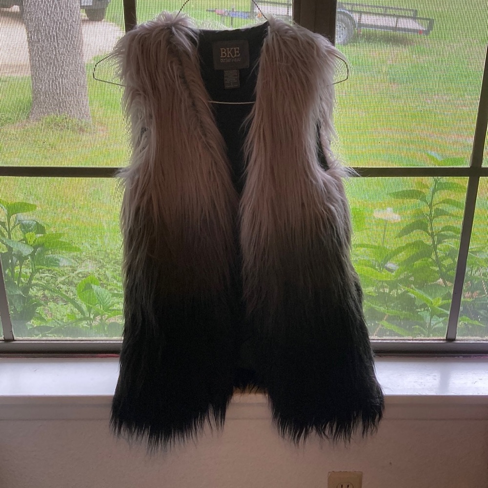 Faux fur ombré Vest